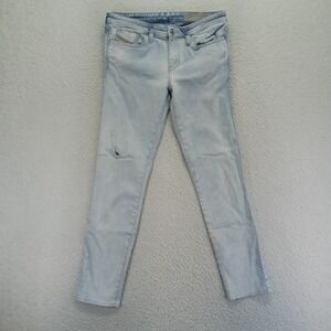 Diesel Skinzee Super Slim Skinny Jeans‎ Light Wash Distressed Blue 28x30 RK348